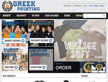 Tablet Screenshot of greekprinting.com